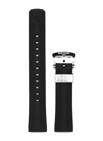 Seiko Black Rubber Strap for Prospex SBDC101/105/109/111/123 - 20mm Ref. R03E011J0
