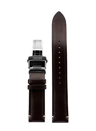 Seiko Leather Strap - Brown - 19mm