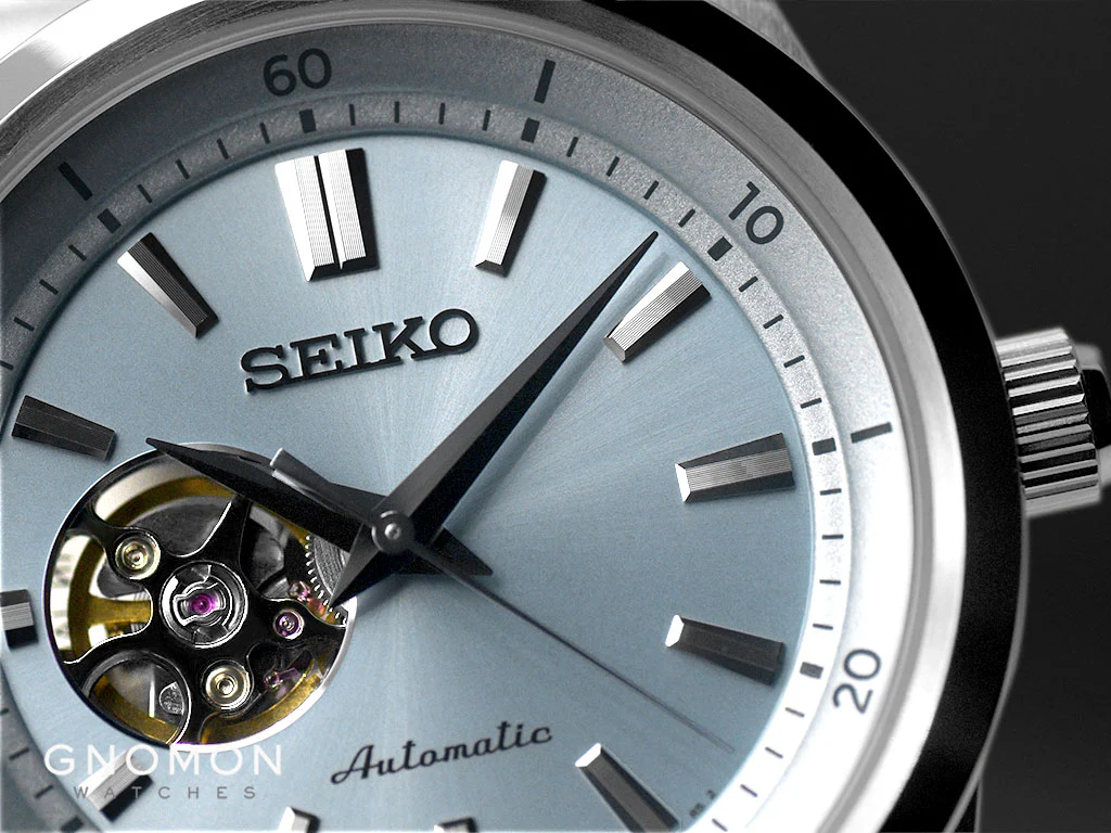 Seiko Selection Spring 2026 Open-Heart Blue - Ltd Ed 1000pcs Ref. SCVE065 - Image 3