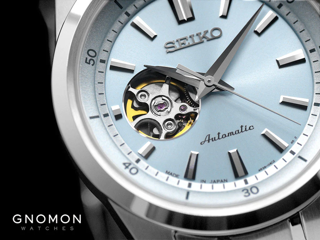 Seiko Selection Spring 2026 Open-Heart Blue - Ltd Ed 1000pcs Ref. SCVE065 - Image 4