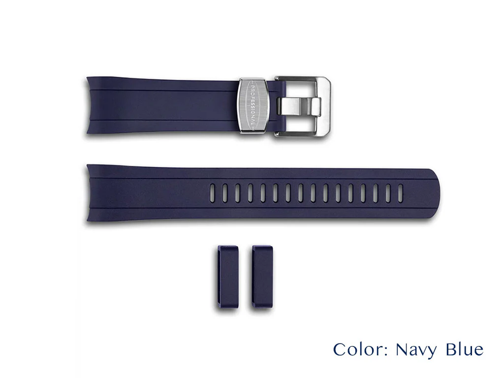 Seiko 5 Series (CB10) - Curved End Rubber Strap - Image 3
