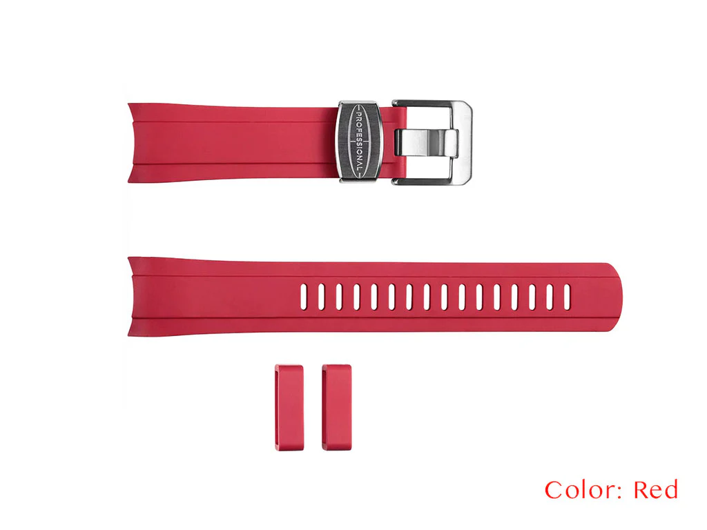 Seiko 5 Series (CB10) - Curved End Rubber Strap - Image 5
