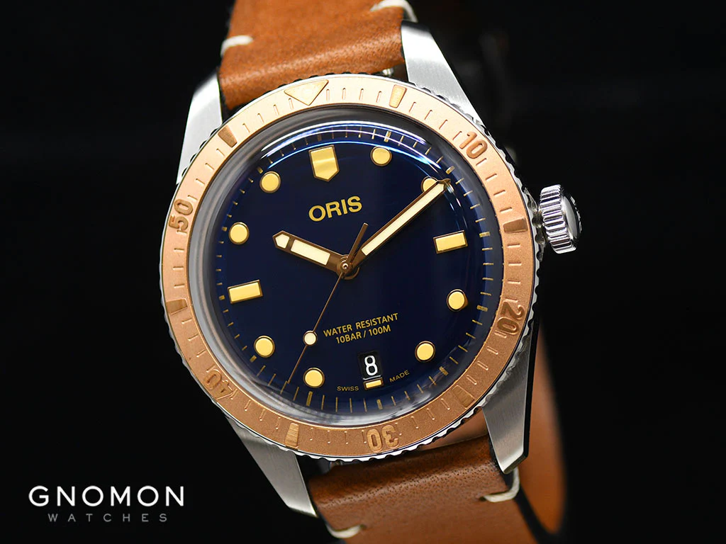 Divers Sixty-Five Bronze - Leather Ref. 01 733 7707 4355-07 5 20 45 - Image 4