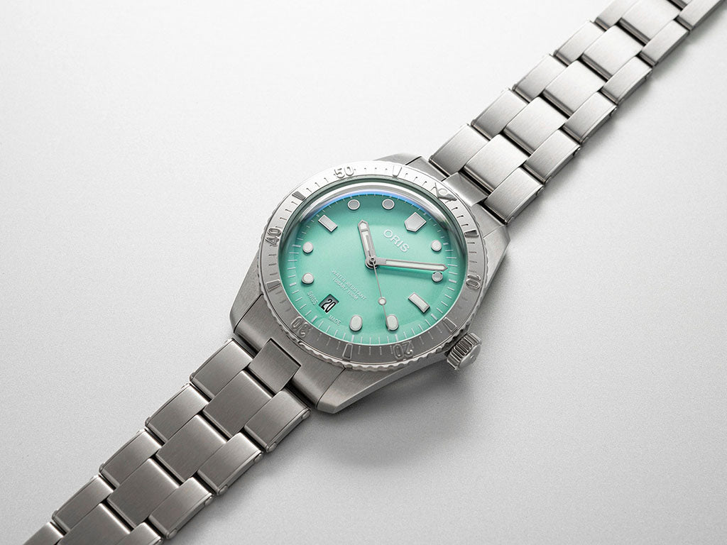 Divers Sixty-Five "Cotton Candy" Green - Bracelet Ref. 01 733 7771 4057-07 8 19 18 - Image 5