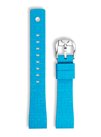 Squale Blue Mosaic Rubber - 19mm