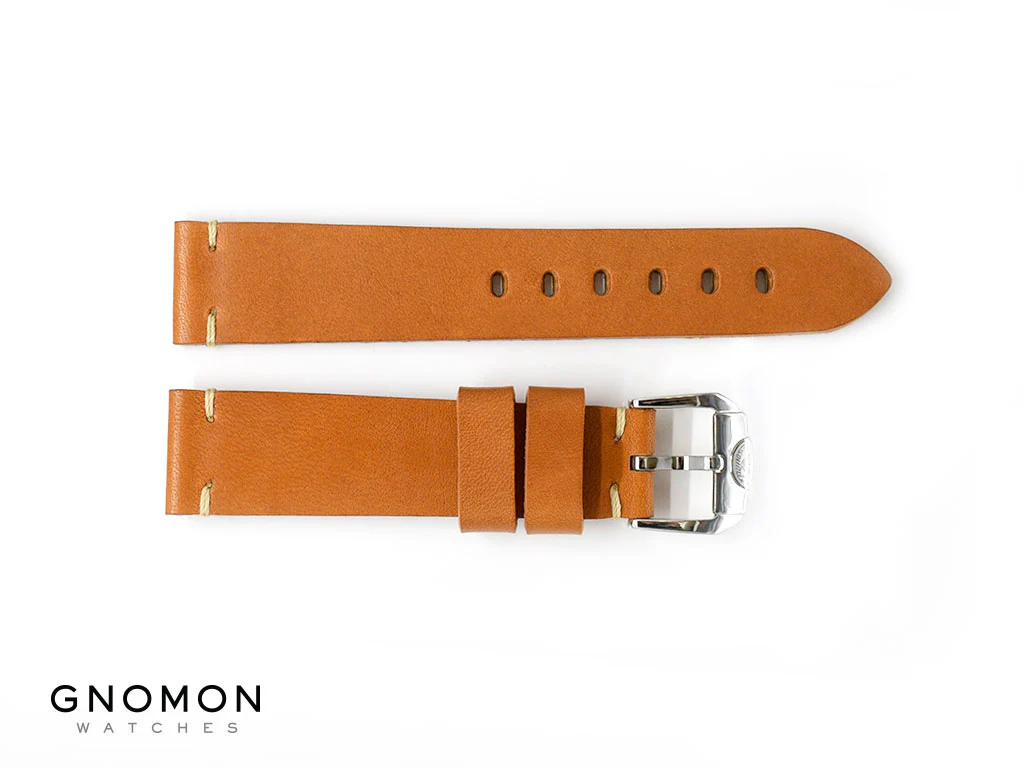 Squale Handmade Tan Leather Strap - 20mm - Image 2