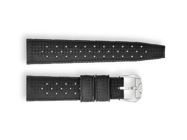 Squale Homage Rubber Strap Black - 20mm - Image 2