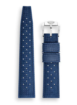 Squale Homage Rubber Strap Blue - 20mm