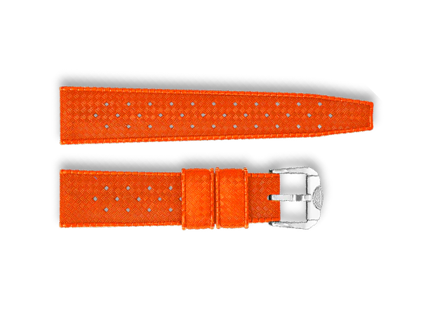 Squale Homage Rubber Strap Orange - 20mm - Image 2