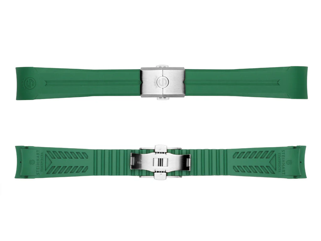 Steinhart Rubber for Ocean Steel Green Fitted Strap - 22mm - Image 2