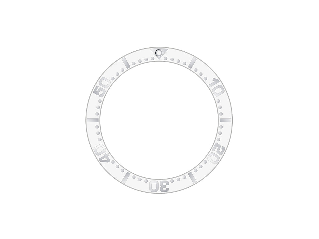 Sub Style Ceramic Bezel Insert White - Image 2