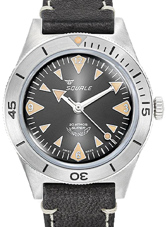 Super-Squale Big Arrows Black - Leather