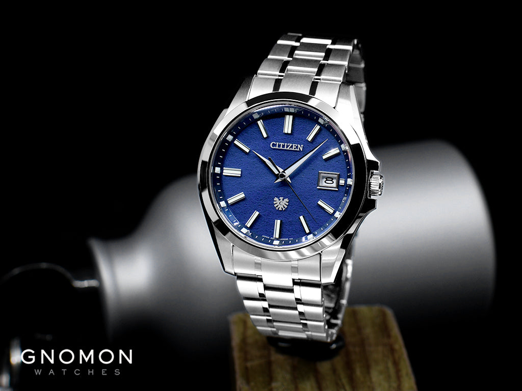 The Citizen Eco-Drive Tosa Washi Navy Blue Ref. AQ4091-56L - Image 2