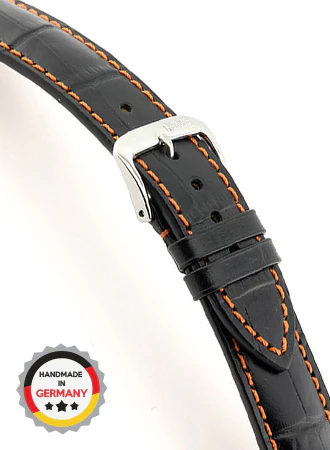 Vegas - Orange - Alligator Grained