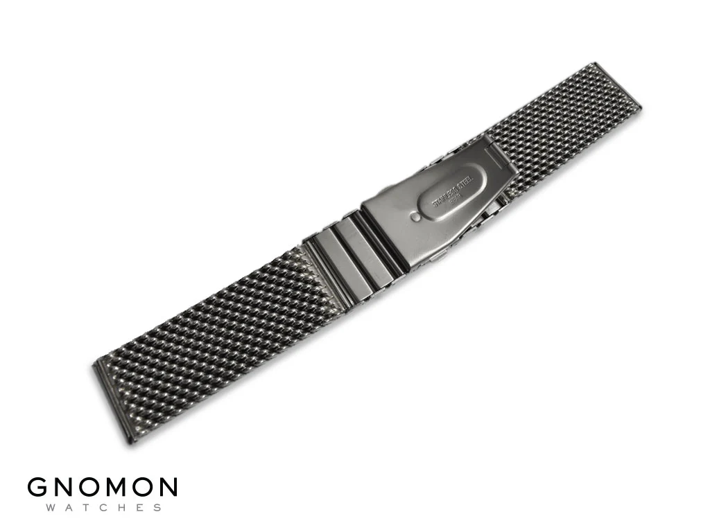Vollmer Polished Mesh Bracelet - 20mm, 22mm - Image 4